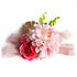 Carnation Flower with Golden Leaf Decorative Bunch Pack of 4 for Trousseau & Gift Packing | Craft Shop India