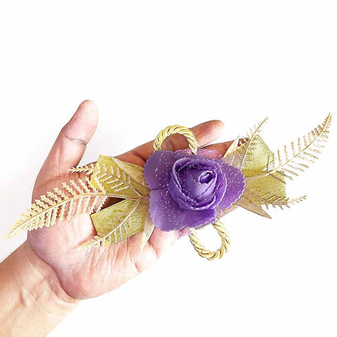 Foam Rose Flower Bunch pack of 6 for Hamper, Trousseau & Wedding Décor | Craft Shop India