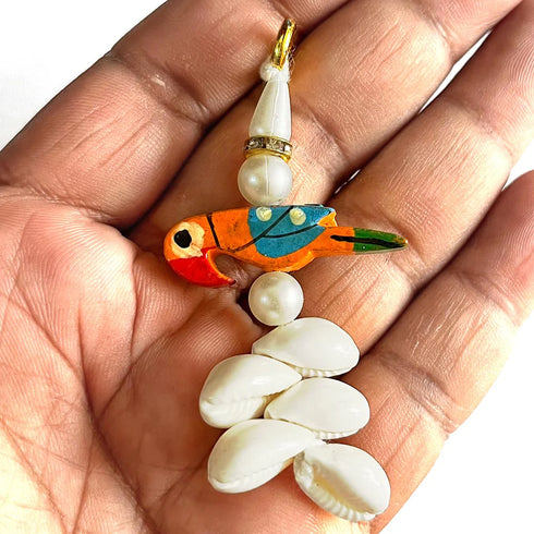 Kaudi & Multicolor Parrot Tassels Latkan Set Of 10 For Saree Pallu, Dupatta, Blouse, Dress DIY, Art & Craft | Craft Shop India