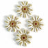 White Color Kaudi Bootie Pack Of 10 for Laddu Gopal cloth decoration & Festive DIY Craft