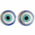 Blue Colour Katdana Round Evil Eye Booti Pack Of 4 For Bandhanwar Decorations & DIY Craft
