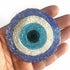 Blue Colour Katdana Round Evil Eye Booti Pack Of 4 For Bandhanwar Decorations & DIY Craft
