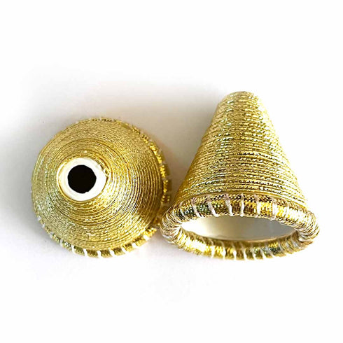 Golden color Cone Pack Of 10