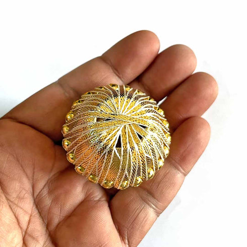 Big Size Golden Gota Damru Pack Of 10 for festive and decor