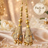 Gold Ethnic Nalki Cone Latkan Tassel Pack of 2 for Saree, Blouse & Lehenga | Craft Shop India