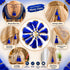 Royal Blue Fancy Silk Tassels with Zari Bead Thread Latkan Pack of 10 | Craft Shop India