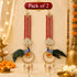 Peacock Pichwai Lotus Door Entrance Hanging for Home & Wall Décor | Traditional Decorative Hanging | Pack of 2 | Craft Shop India