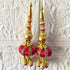 Rani Pink Handmade Ethnic Beads Latkan Tassel Pack of 2 for Saree Pallu, Blouse, Lehenga & Dupatta | Craft Shop India