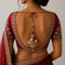 Red Handmade Ethnic Gotapatti Latkan Tassel Set of 2 for Saree, Blouse & Lehenga | Craft Shop India