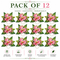 Pink Handmade Artificial 3 Flowers & Pollen Bunch Pack of 6 & 12 | Trousseau Packing | Craft Shop India