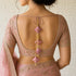 Pink Latkan Tassel with Glass Beads Set of 2 | 20 Inch | Saree, Blouse & Lehenga | Craft Shop India