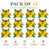 Yellow Handmade Artificial 3 Flowers & Pollen Bunch Pack of 6 & 12 | Trousseau Packing | Craft Shop India
