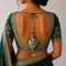 Green Handmade Ethnic Gotapatti Latkan Tassel Set of 2 for Saree, Blouse & Lehenga | Craft Shop India