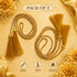 Golden Tassel with Cord Rope Pack of 2 for Saree Pallu, Blouse & Lehenga | Craft Shop India