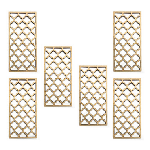 Mughal Jali Pattern Tealight Plater Pack Of 2