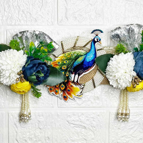 Peacock & Kanha Ji Toran Bandhanwar for Door Entrance | 40 Inch | Craft Shop India