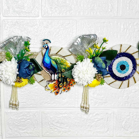 Peacock & Kanha Ji Toran Bandhanwar for Door Entrance | 40 Inch | Craft Shop India