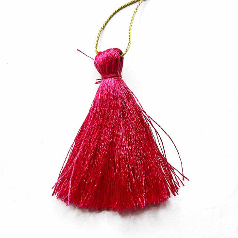 Rani Pink Tassels Pack Of 5
