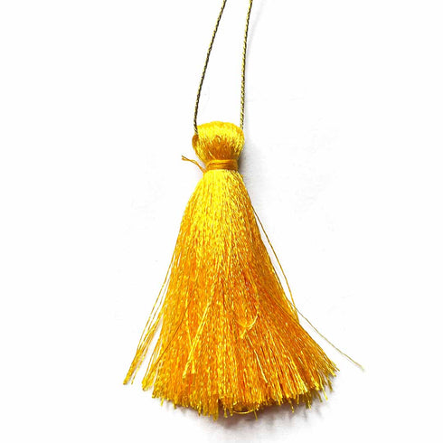 Yellow Tassels Pack Of 5