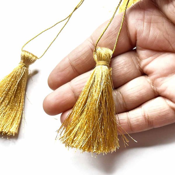 Beige Tassels Pack Of 5 | carft shop india | india craft shop | shop carft | craft shop