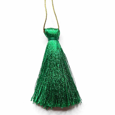 Green Tassels Pack Of 5