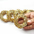 2 Inches Golden Small Size Gota Ring Set Of 6
