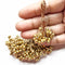 Golden Beads Hanging/Tassels Pack Of 10