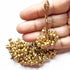 Golden Beads Hanging/Tassels Pack Of 10