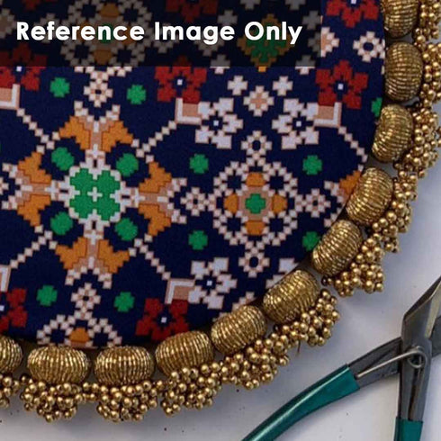 Golden Beads Hanging/Tassels Pack Of 10