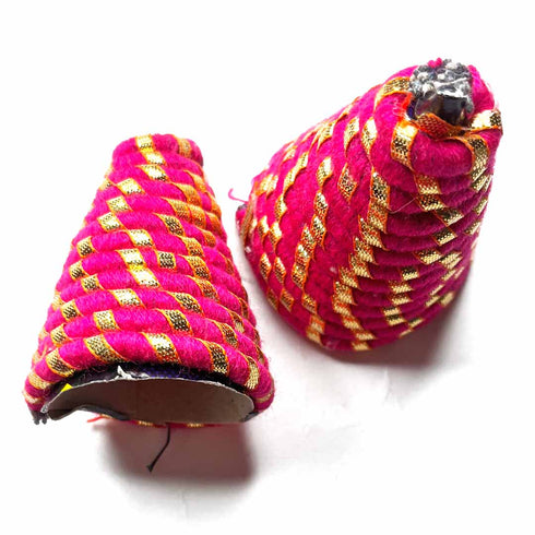 Rani Pink Color Dori Cone Pack Of 6 | Dori | Pink Color Dori | Dori Cone | Craft Shop India | Hobby Craft | Art Craft | Project Making | Wedding decoration | Art Craft Online | Online Craft | Craft SHop India