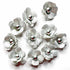Silver Color Small Size Flower Set Of 20