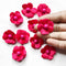 Rani Pink Color Small Size Flower Set Of 20