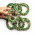 3 Inches Bottle Green & Golden Gota Ring Set Of 6