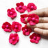 Rani Pink Color Small Size Flower Set Of 20