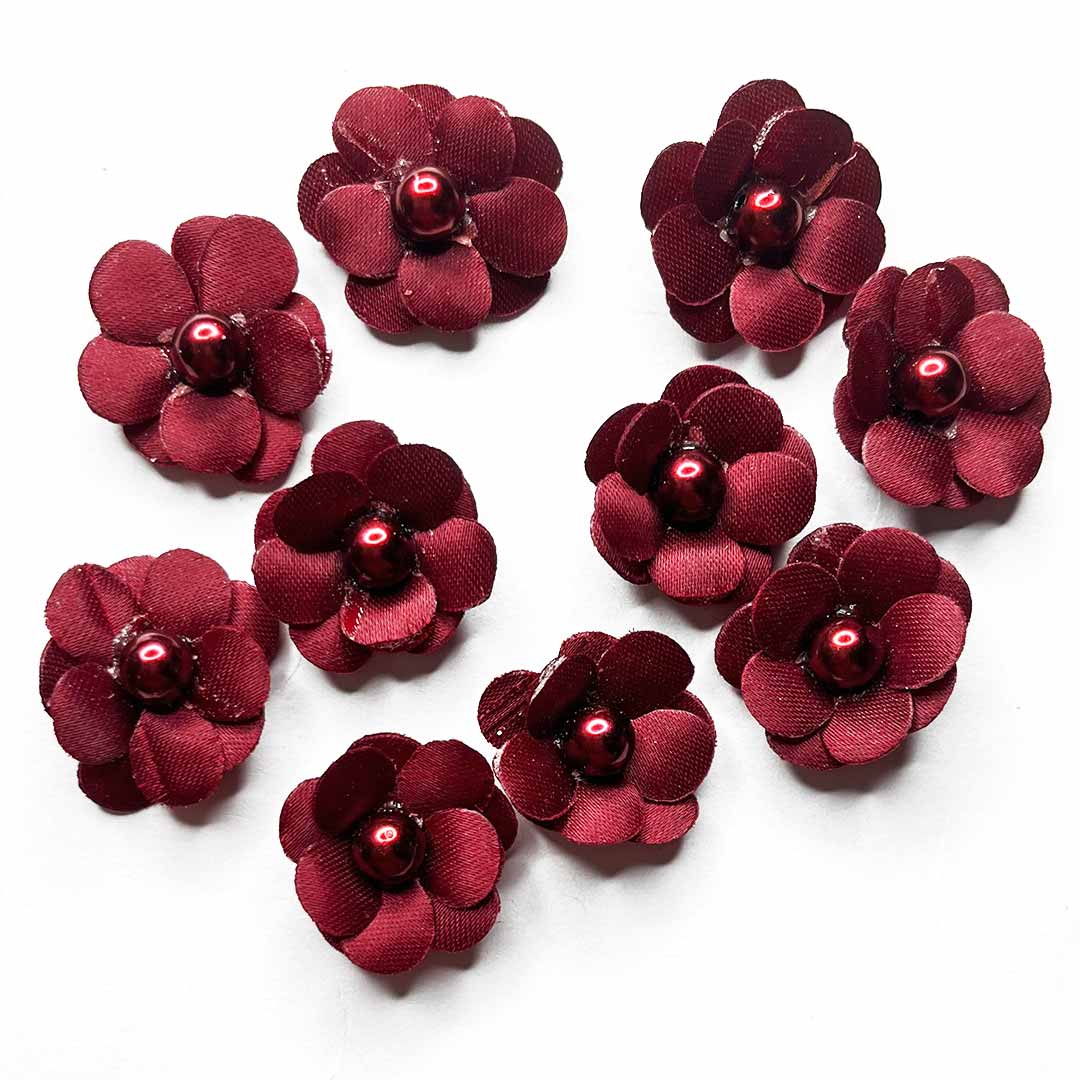 Peach Large Carnation Flower Bunch Pack of 2 for Festive & Wedding Decoration  | Craft Shop India