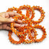 3 Inches Orange & Golden Gota Ring Set Of 6