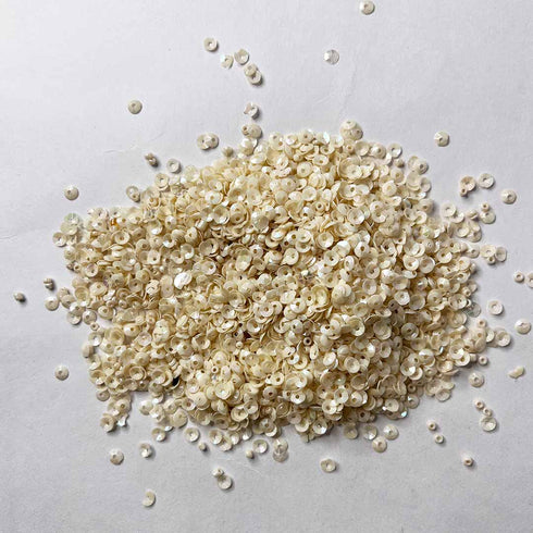 Cream Color Bowl Sequins / Shakers