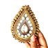 Tilak Shape | Antique Gold | Finish Handcrafted Box | Stonework | Ghungroo | Craft Shop India