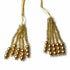 Golden Color Beads Tassel Set Of 10
