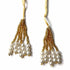 Cream Color Beads Tassel Set Of 10