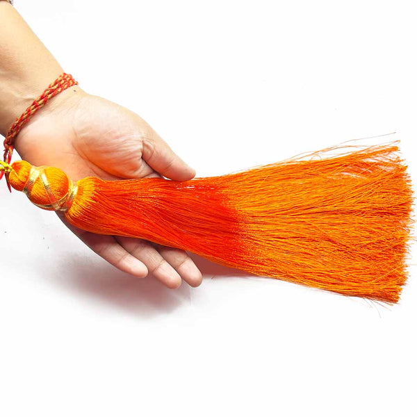 Orange Color Matka Tassel | Wedding Decoration | Traditional Art | Dress Making | DIY | Jawellry Making Material | craft shop india | india craft shop | craft shop