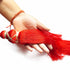 10 Inch Red Color Matka Tassel Set Of 4