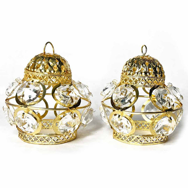 Dom Cristal Light Lamp Set Of 4 | Craft Shop India | Shop Craft india | Indian Craft Store | india craft shop | Craft Shop india