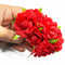 Small Size Red Color Fabric Roses Bunch 2 Of 12 PCS.