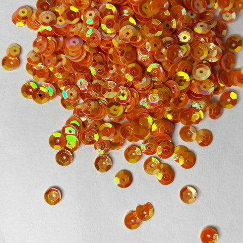 Orange Rainbow Color Shine Sequins / Shaker