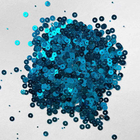 Blue Color Circular Sequins / Shaker