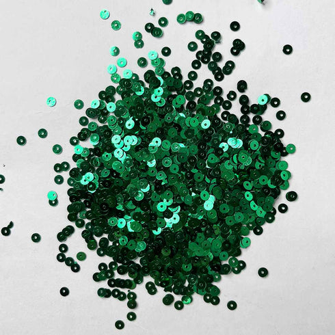 Green Color Circular Sequins / Shaker
