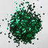 Green Color Circular Sequins / Shaker