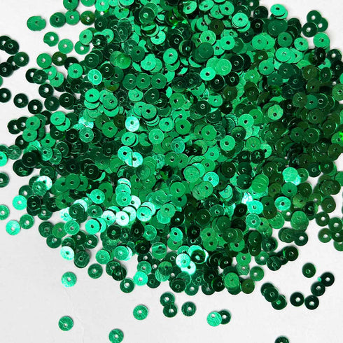 Green Color Circular Sequins / Shaker