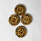 Mdf Round Button With Kundan Set of 6